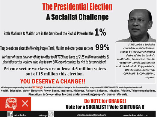 Presidential Election 2015 Sri Lanka